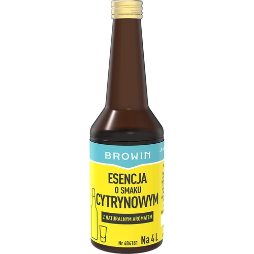 Esencija s okusom limuna s prirodnom aromom za 4 L - 40 ml  - 1 