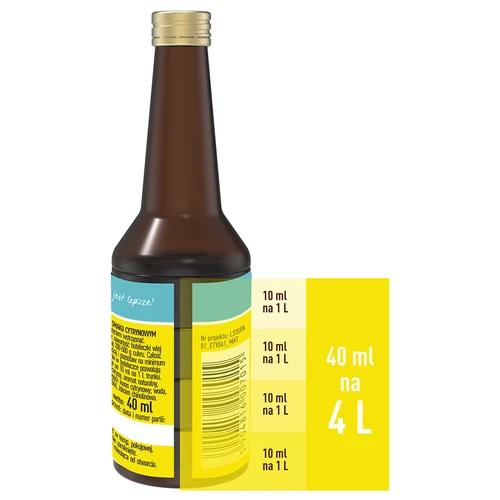 Esencija s okusom limuna s prirodnom aromom za 4 L - 40 ml - 5