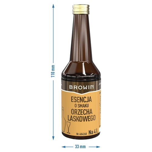 Esencija s okusom lješnjaka za 4 L - 40 ml - 8