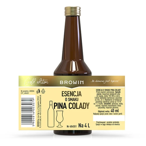 Esencija s okusom Pina Colade za 4 l - 40 ml - 7