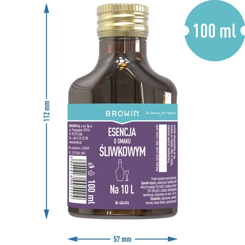 Esencija s okusom šljive 100 ml - 6