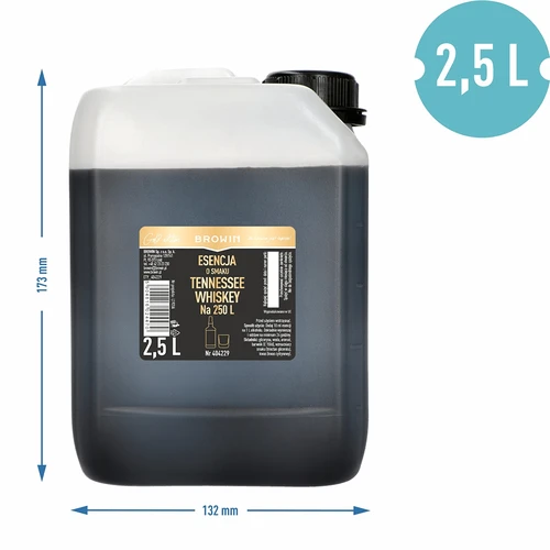 Esencija s okusom Tennessee Whiskey 2,5L, za 250L gotovog pića - 3