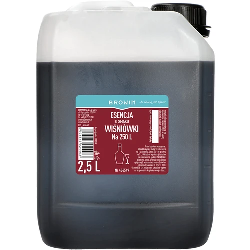 Esencija s okusom višnje, 2.5 L za 250 L gotovog pića  - 1 