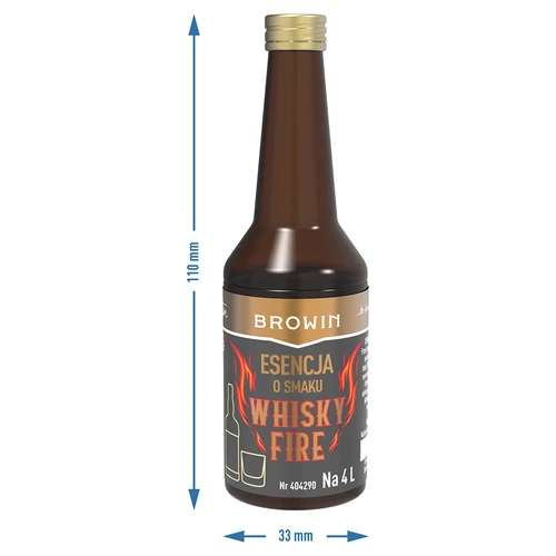Esencija s okusom Whisky Fire za 4 L, 40 ml - 7