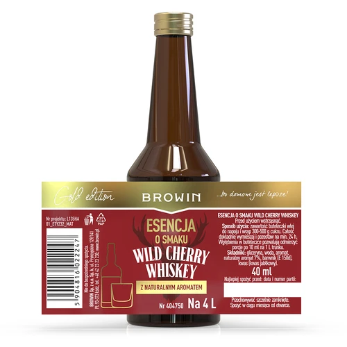 Esencija s okusom Wild Cherry Whiskey 40 ml - 4