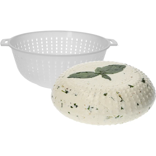 Forma za sir tipa korycińskiego Ø 21/11 x 8,5 cm za 2 kg - 5