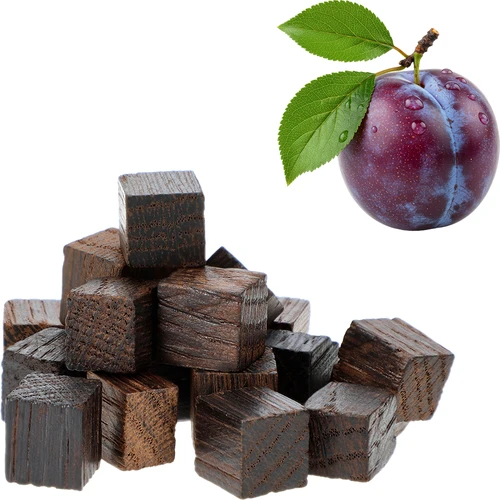 Francuske hrastove kocke, snažno tostirane, aromatizirane – Šljiva, 20 g - 3