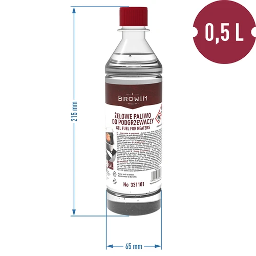 Gel gorivo za grijače pušnice 0,5 L - 2