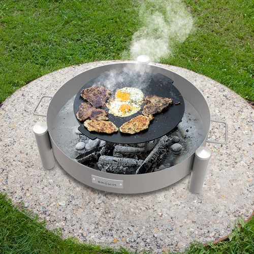 Grill tava, lijevano željezo, fi 44 cm - 13