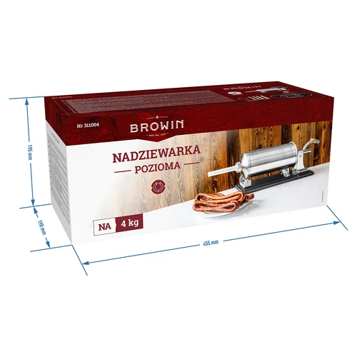 Horizontalna punilica za kobasice 4 kg - 11