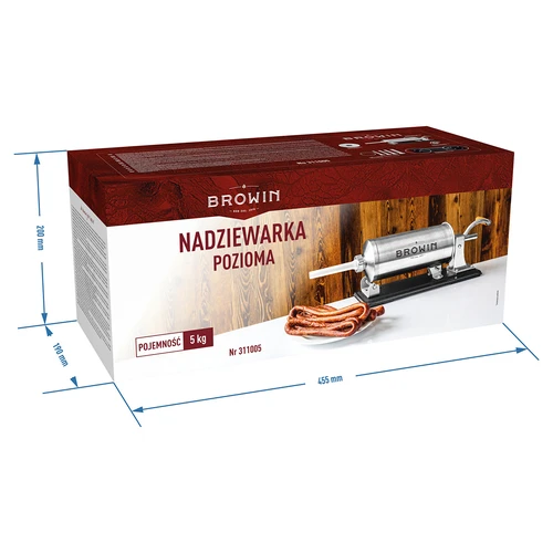 Horizontalna punilica za kobasice 5 kg - 11