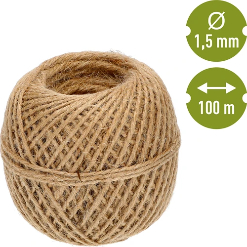 Jutena špaga 1,5 mm/100 m/100 g - 4