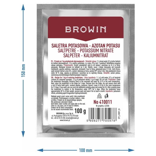 Kalijev nitrat za salamurenje mesa, 100 g - 6