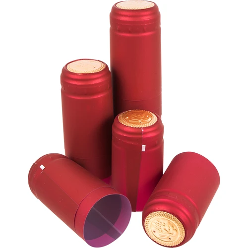 Kapice s perforacijom crvene fi31mm 100kom.  - 1 