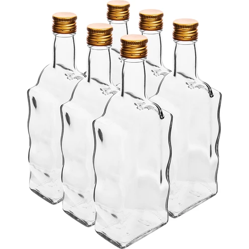 Klaustarska boca 500 ml, s čepom, bijela - 6 kom.  - 1 