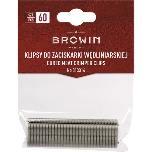 Klipovi za klamericu za kobasice - 60 kom.  - 1 