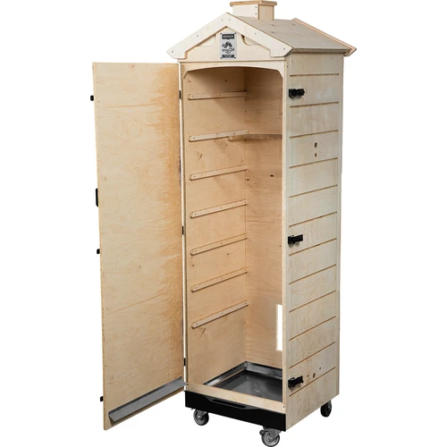 Komora za dimljenje od atestirane šperploče, bez okvira, 320L, s kotačima - 2