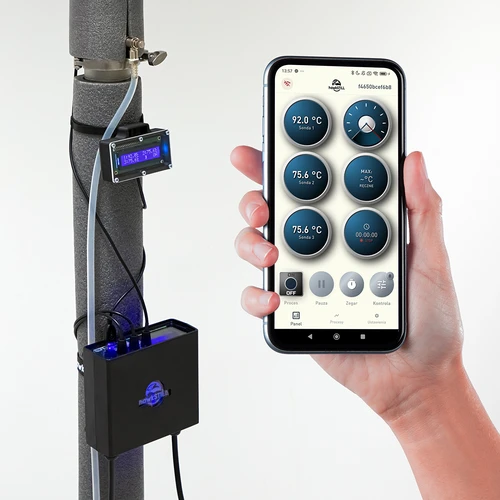 Komplet hawkSTILL Wi-Fi IQ – destilacijski termometar s Wi-Fi i zaslonom - 5