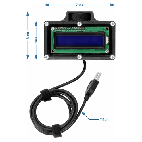 Komplet hawkSTILL Wi-Fi IQ – destilacijski termometar s Wi-Fi i zaslonom - 7