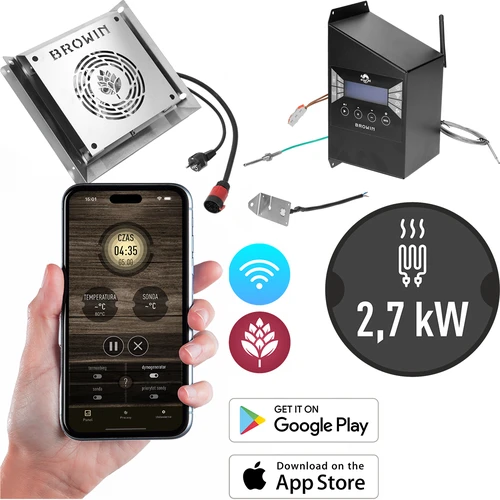 Komplet modula s Wi‑Fi kontrolerom – dragON IQ 2,7 kW, za vrtne pušnice