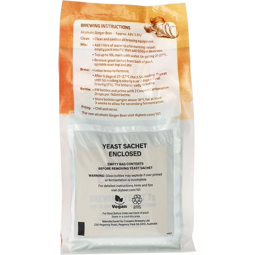 Koncentrat Coopers za izradu piva Ginger Beer, 0,5kg - 3