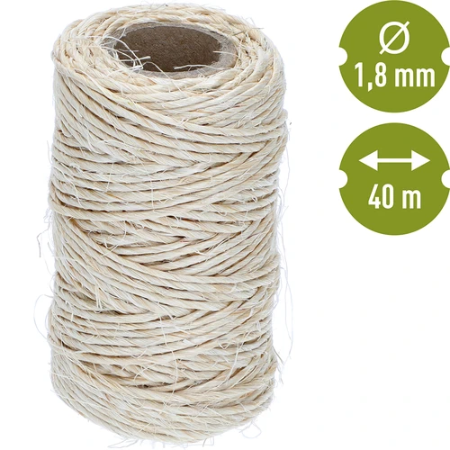 Konopljina špaga 1,8 mm/40 m/100 g - 4