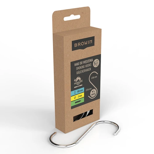 Kuke za dimljenje - S, naoštrene, 3 mm x 100 mm, 5 kom. - 2