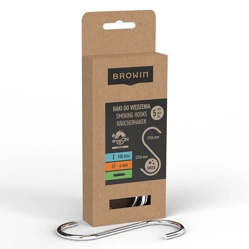 Kuke za dimljenje - S, naoštrene, 4 mm x 100 mm, 5 kom. - 2