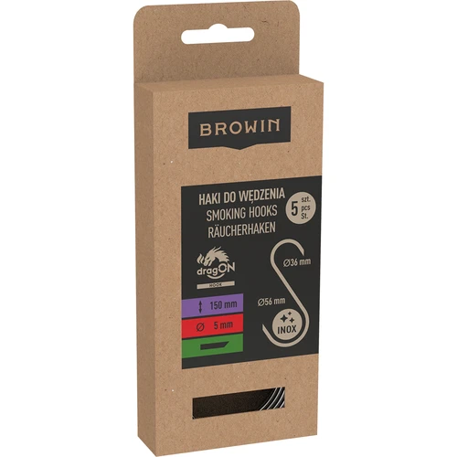 Kuke za dimljenje - S, rezane pod 45°, 5 mm x 150 mm, 5 kom. - 3