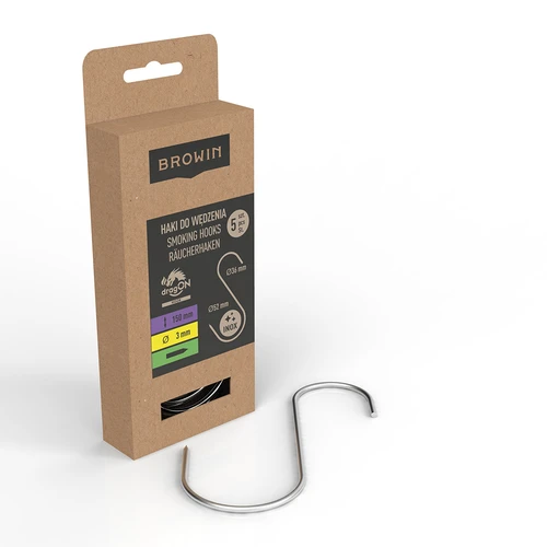 Kuke za dimljenje - S, šiljene 3 mm x 150 mm, 5 kom. - 2