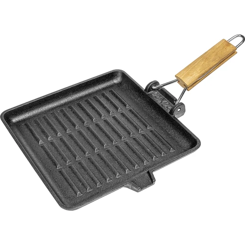 Kvadratna ljevano željezo tava, 22 cm  - 1 
