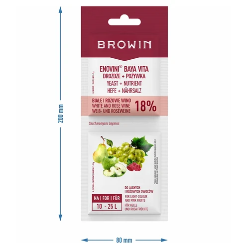 Kvasac Bayanus + hranjiva tvar - bijela i ružičasta vina - 3
