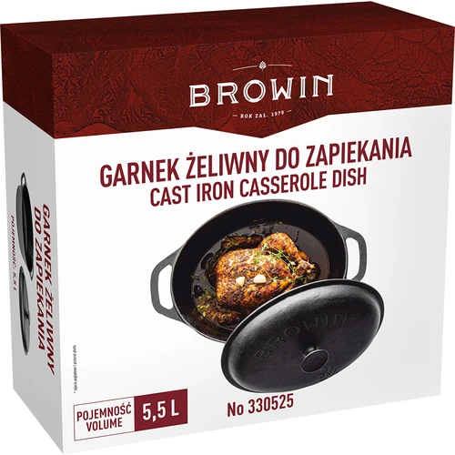Lijevani lonac za pečenje, 5.5 L - 6