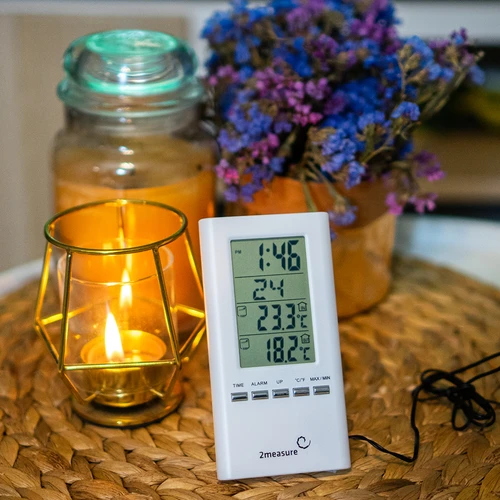 Meteorološka stanica – elektronička, sonda, bijela - 5