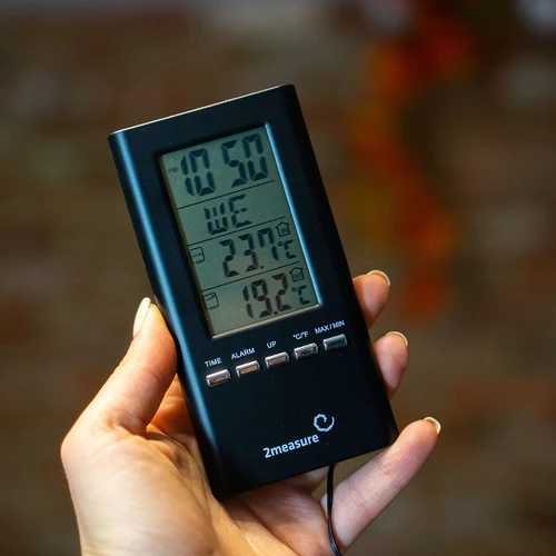 Meteorološka stanica – elektronička, sonda, crna - 8