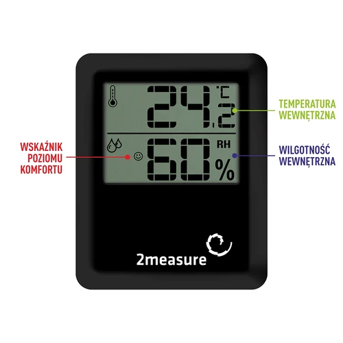 Meteorološka stanica – elektronska, bežična, crna - 4