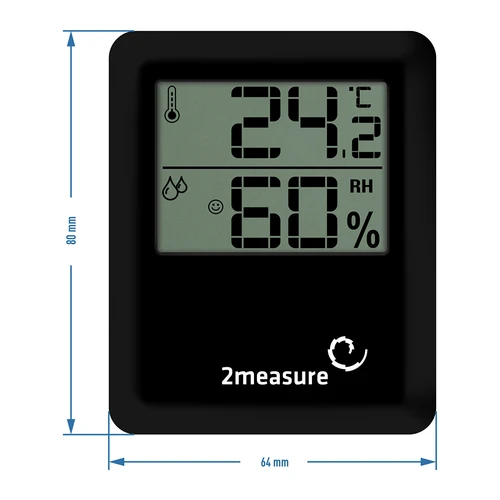 Meteorološka stanica – elektronska, bežična, crna - 6