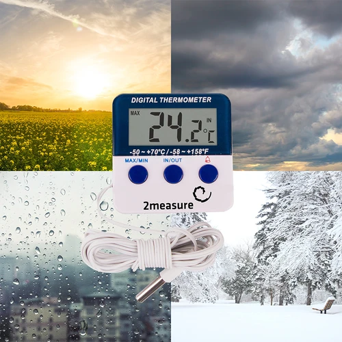 Meteorološka stanica – elektronska, sonda, bijela - 10