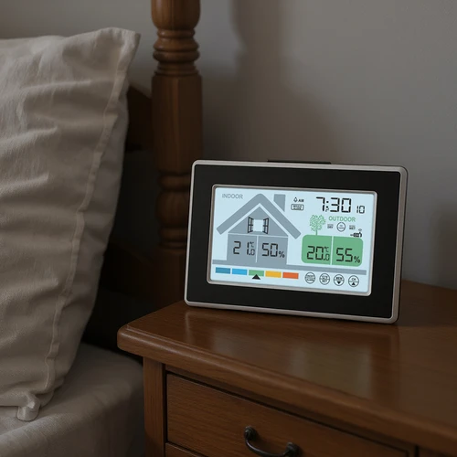 Meteorološka stanica marke Soens – elektronička, s bežičnim vanjskim senzorom - 7