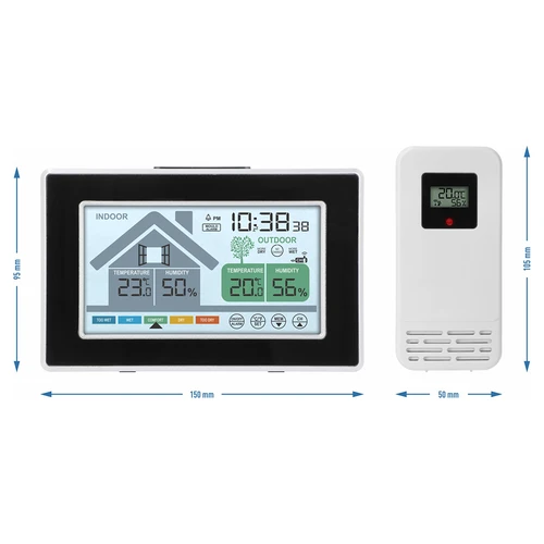 Meteorološka stanica marke Soens – elektronička, s bežičnim vanjskim senzorom - 6