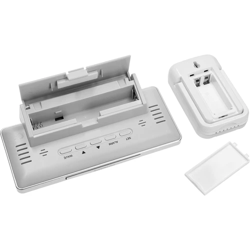 Meteorološka stanica RCC, DCF – elektronička, bežična, s osvijetljenim senzorom, bijela - 5