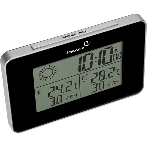 Meteorološka stanica RCC – elektronička, bežična, osvijetljeni senzor, crna - 4