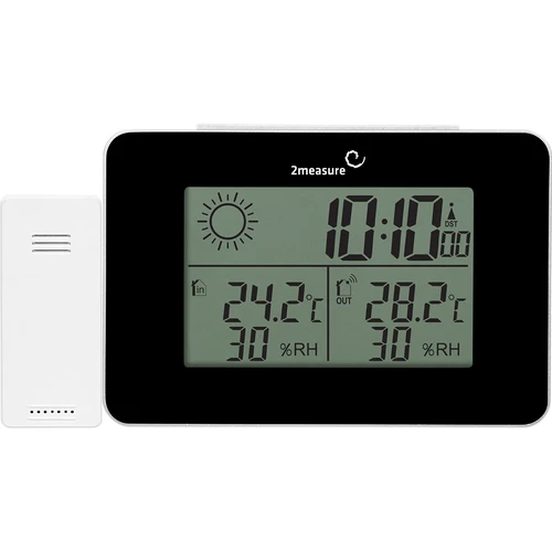 Meteorološka stanica RCC – elektronička, bežična, osvijetljeni senzor, crna - 6