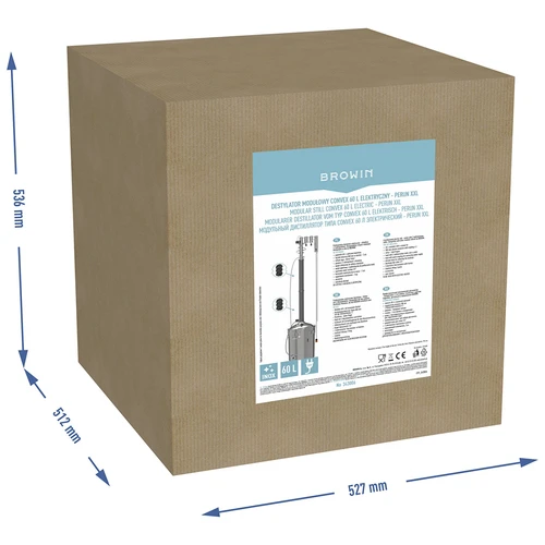 Modularni destilator Convex električni 60 L - Perun XXL - 17