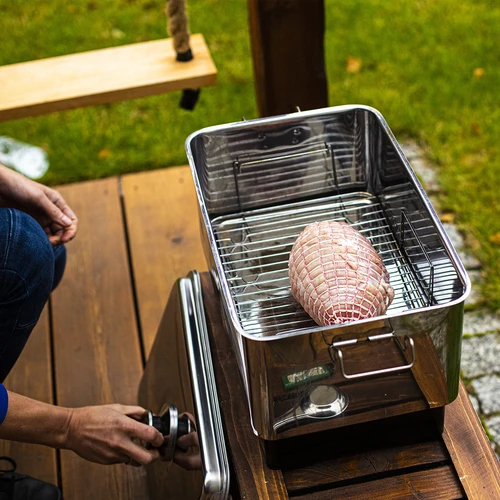 Mreža za mesne proizvode dimenzija 18 cm x 3 m, s toplinskom otpornošću do 220°C - 7