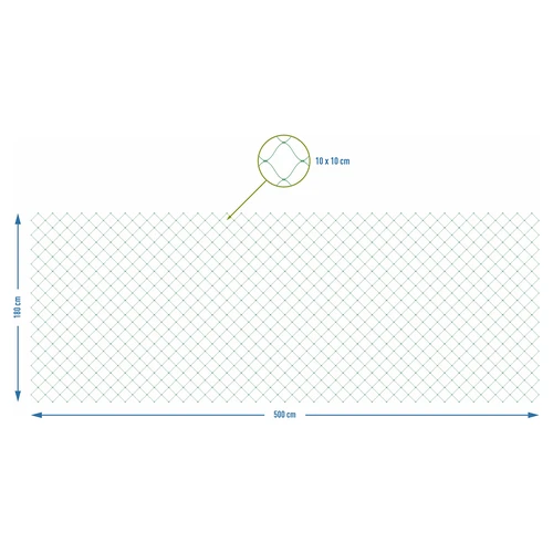 Mreža za penjačke biljke, 1,8 x 5m - 3