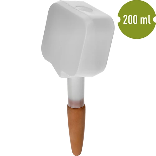 Navodnjavač za biljke - bijela pločica s keramičkom nogom, 200 ml - 2