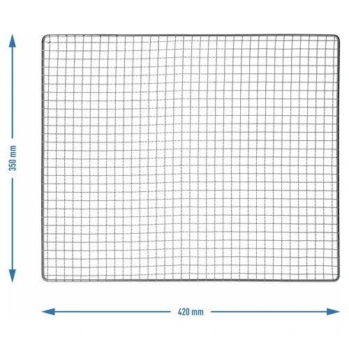 Nehrđajuća mrežasta rešetka za pušnicu drvenu/šperpločastu dragON 330339, 330341, 330340, 330360 - 4