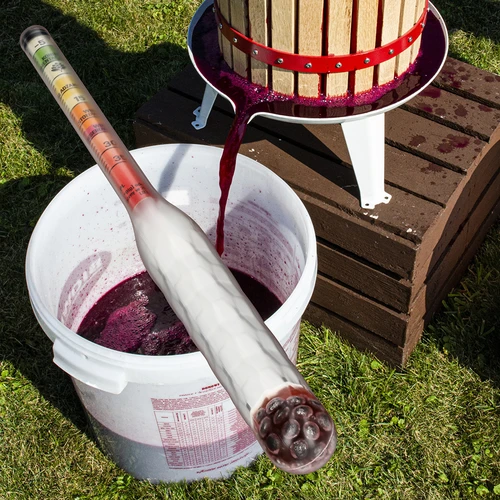 Nelomljiv šećeromjer s epruvetom, mjerni raspon: -5-35°Blg - 8