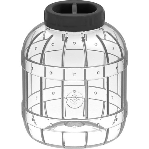 Netlomljiva, višenamjenska staklenka s crnim poklopcem, 5L  - 1 